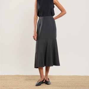 Nazeerah Tencel Flared Tencel Skirt